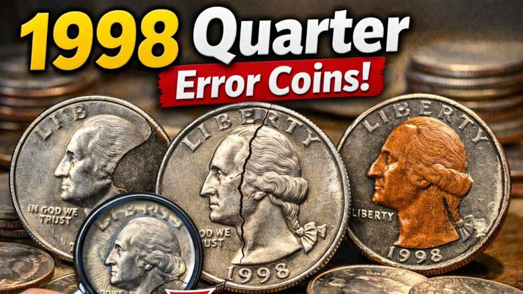 1998 Quarter Error Coins – How to Spot Rare Valuable Strikes
